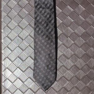 Giorgio Armani black silk tie